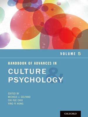 cover image of Handbook of Advances in Culture and Psychology, Volume 5